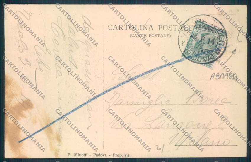 Padova Teolo ABRASA cartolina ZQ2652 – retro