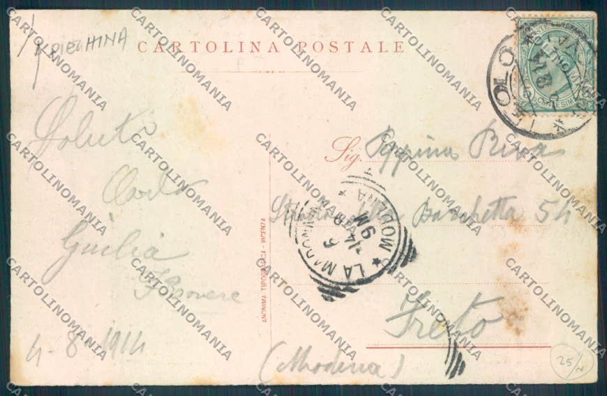 Padova Teolo Grotta PIEGHINA cartolina ZQ2656 – retro