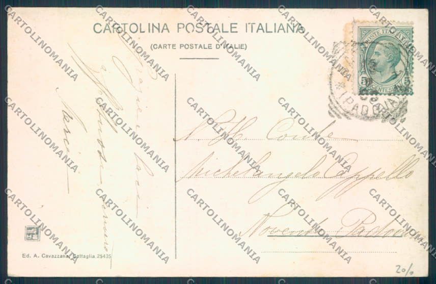 Padova Battaglia Terme cartolina ZQ2661 – retro