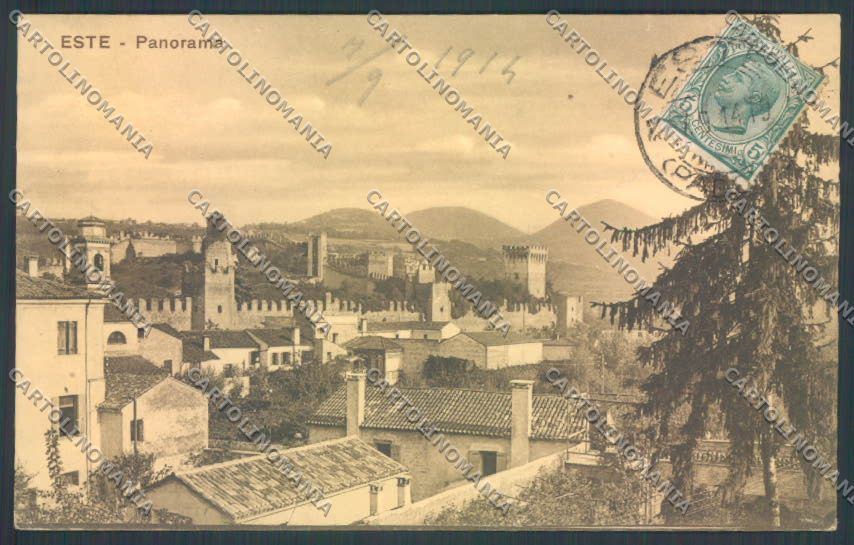 Padova Este PIEGHINA cartolina ZQ2707 – fronte