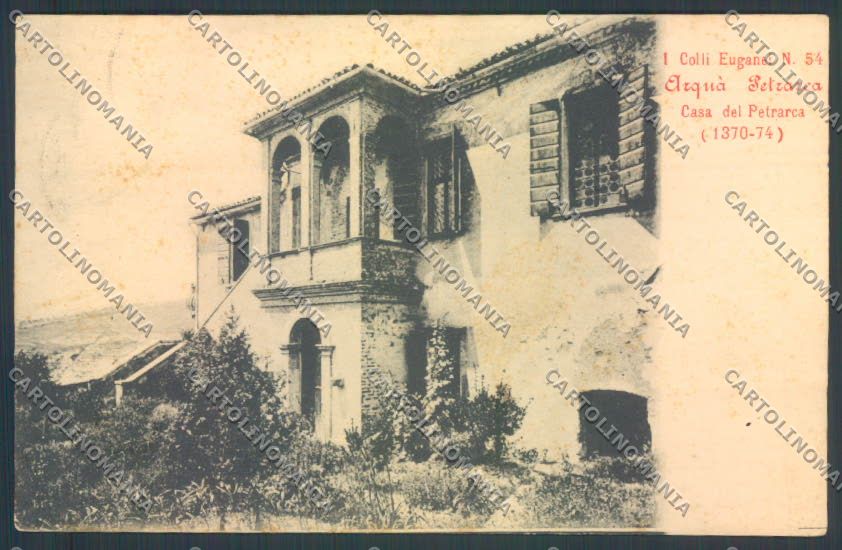 Padova Acquà Petrarca cartolina ZQ2712 – fronte