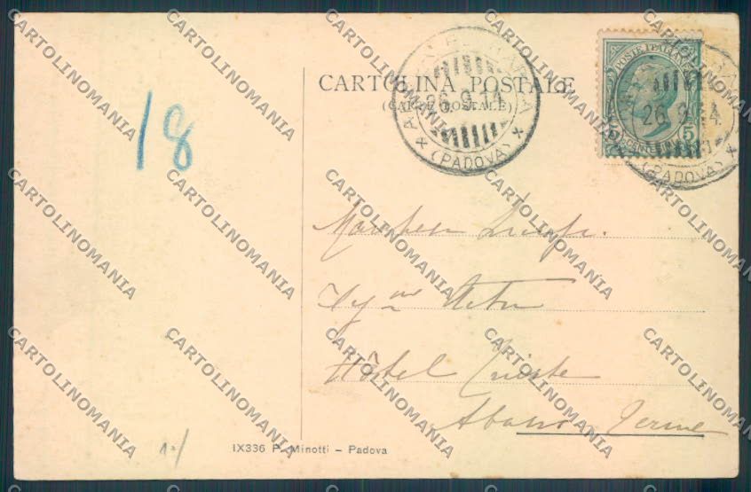 Padova Acquà Petrarca cartolina ZQ2712 – retro