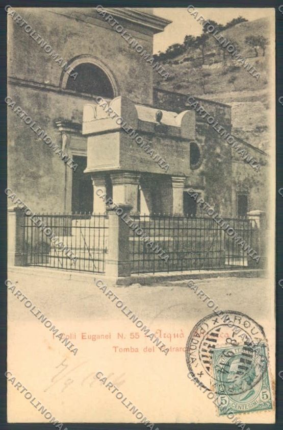 Padova Acquà Petrarca Tomba cartolina ZQ2713 – fronte