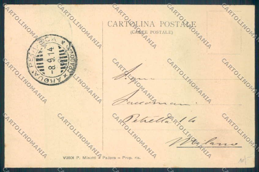 Padova Acquà Petrarca Tomba cartolina ZQ2713 – retro