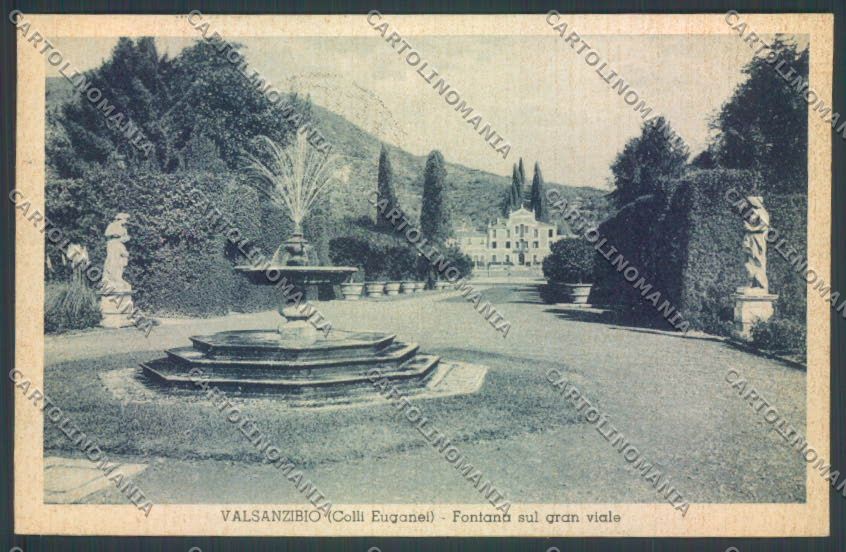 Padova Galzignano Terme Valsanzibio cartolina ZQ2725 – fronte