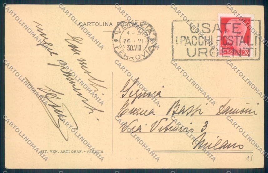 Padova Galzignano Terme Valsanzibio cartolina ZQ2727 – retro