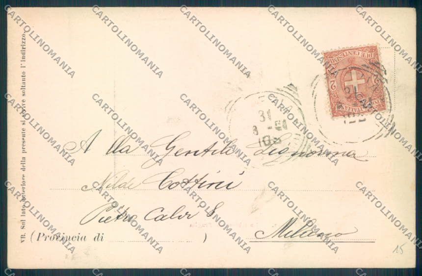 Padova Teolo Monastero Praglia cartolina ZQ2730 – retro