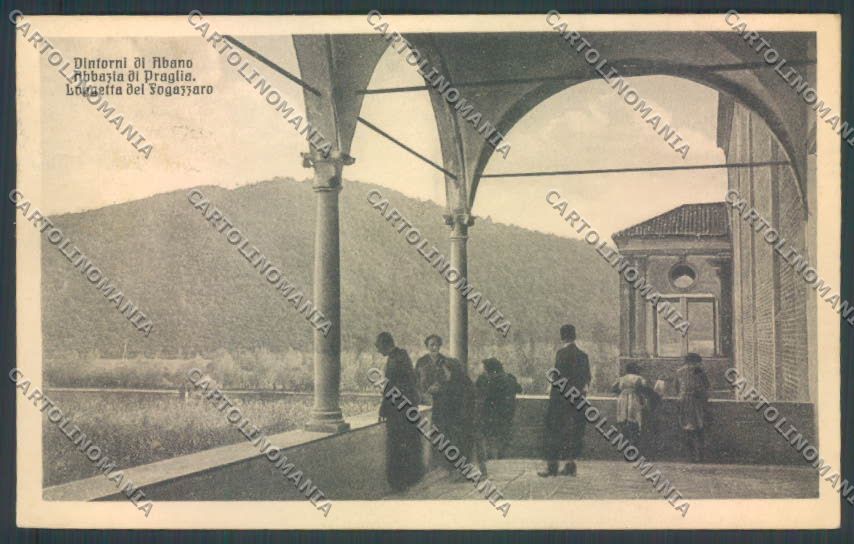 Padova Abano Terme Praglia SCOLLATA cartolina ZQ2737 – fronte
