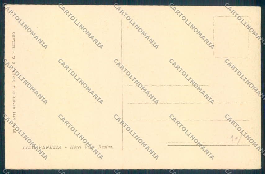 Venezia Lido di cartolina ZQ2747 – retro