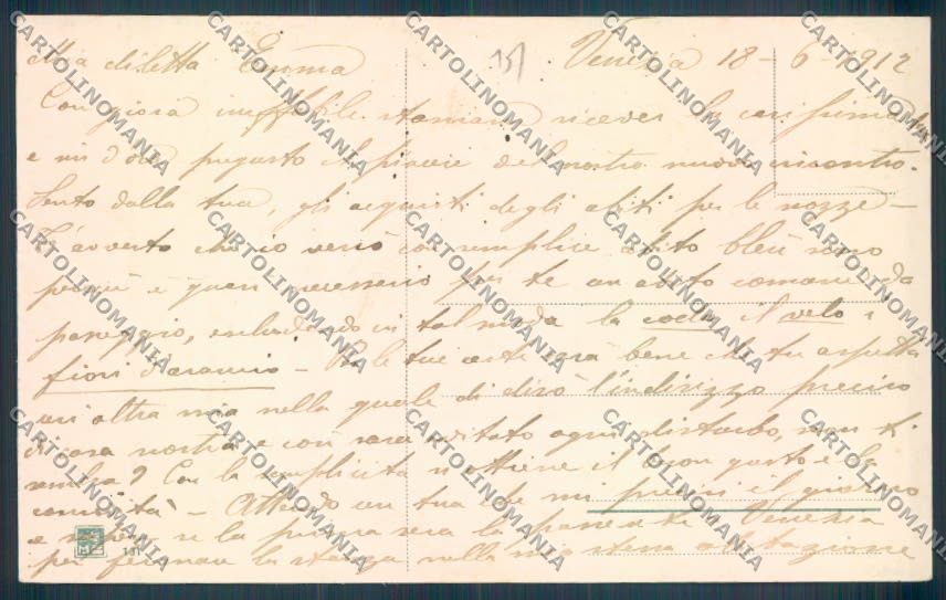 Venezia Lido di cartolina ZQ2760 – retro