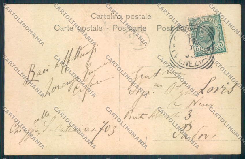 Venezia Chioggia Alterocca ABRASA cartolina ZQ2790 – retro