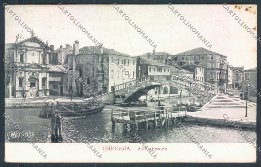 Venezia Chioggia Barca cartolina ZQ2805 – fronte