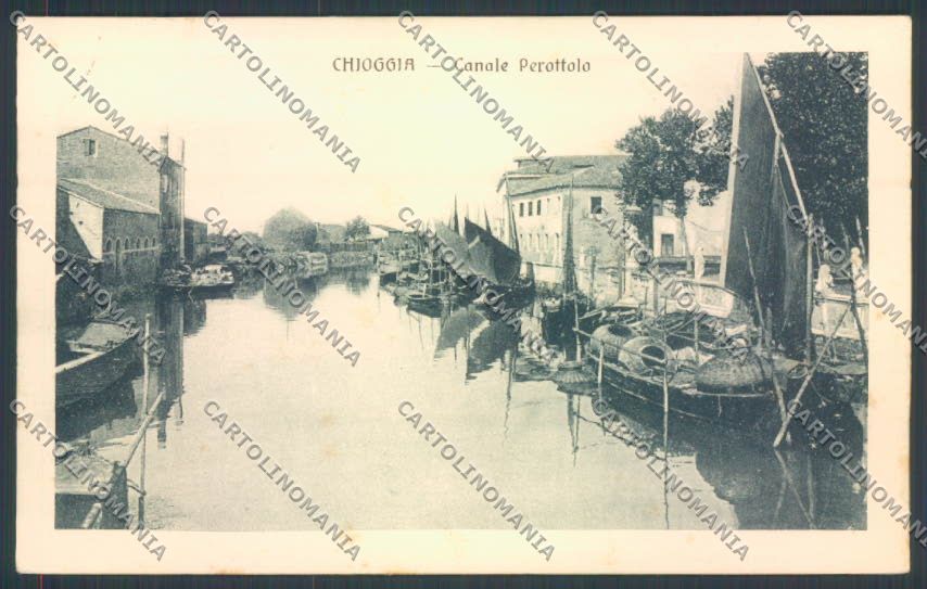 Venezia Chioggia Barca cartolina ZQ2809 – fronte