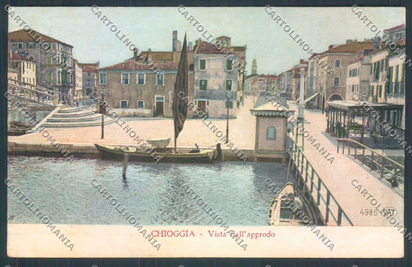 Venezia Chioggia Barca cartolina ZQ2811 – fronte