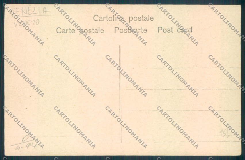 Venezia Chioggia Barca cartolina ZQ2811 – retro