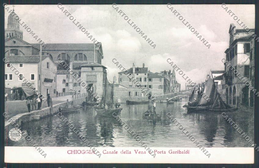 Venezia Chioggia Barca Alterocca cartolina ZQ2812 – fronte