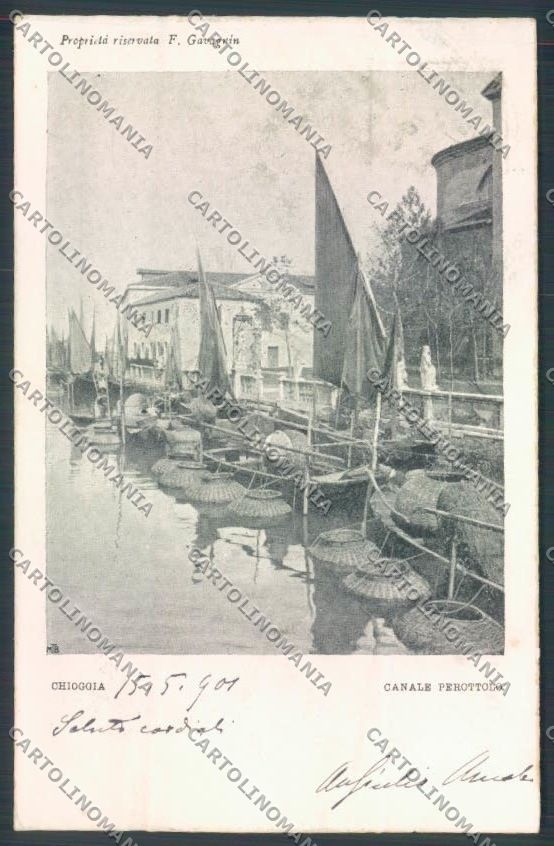 Venezia Chioggia Barca cartolina ZQ2816 – fronte