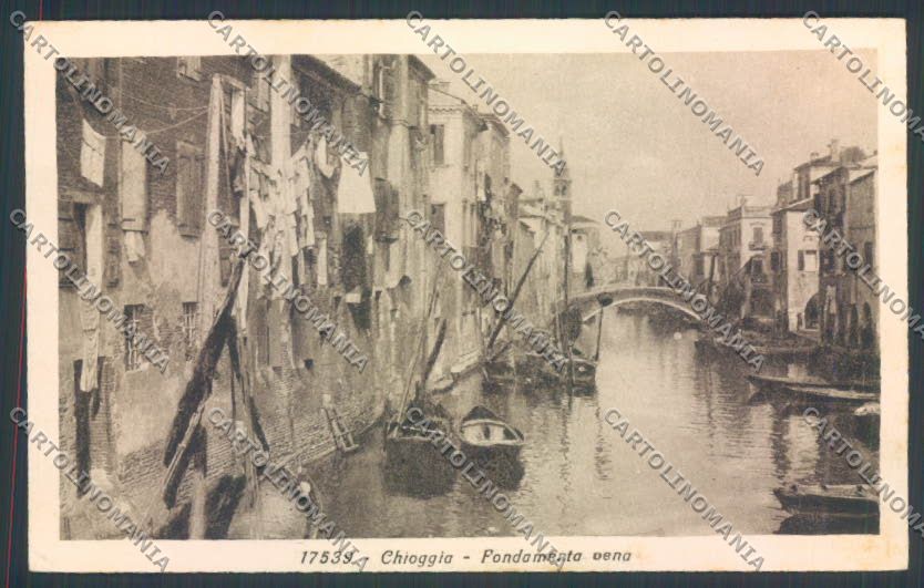 Venezia Chioggia Barca cartolina ZQ2821 – fronte