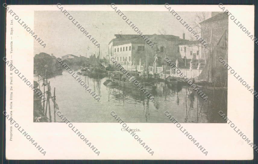 Venezia Chioggia Barca cartolina ZQ2830 – fronte