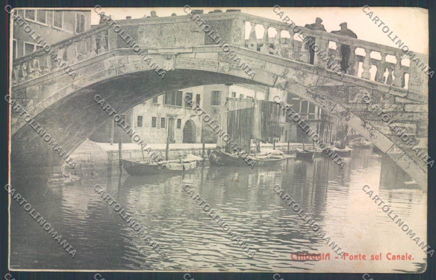 Venezia Chioggia Barca PIEGHINA cartolina ZQ2843 – fronte