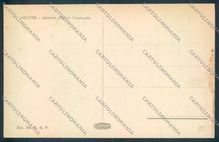 Venezia Mestre cartolina ZQ2849 – retro