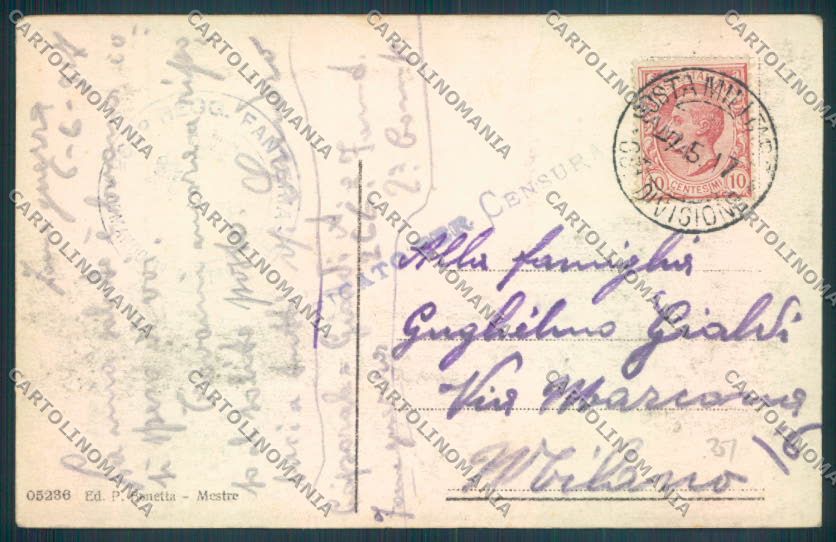 Venezia Mestre cartolina ZQ2859 – retro