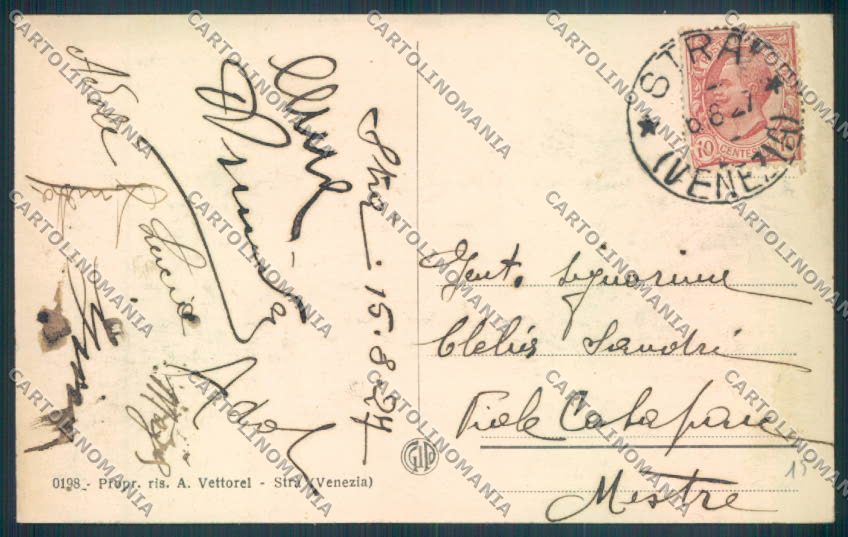 Venezia Strà cartolina ZQ2868 – retro
