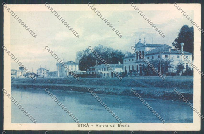 Venezia Strà tram ABRASA cartolina ZQ2871 – fronte