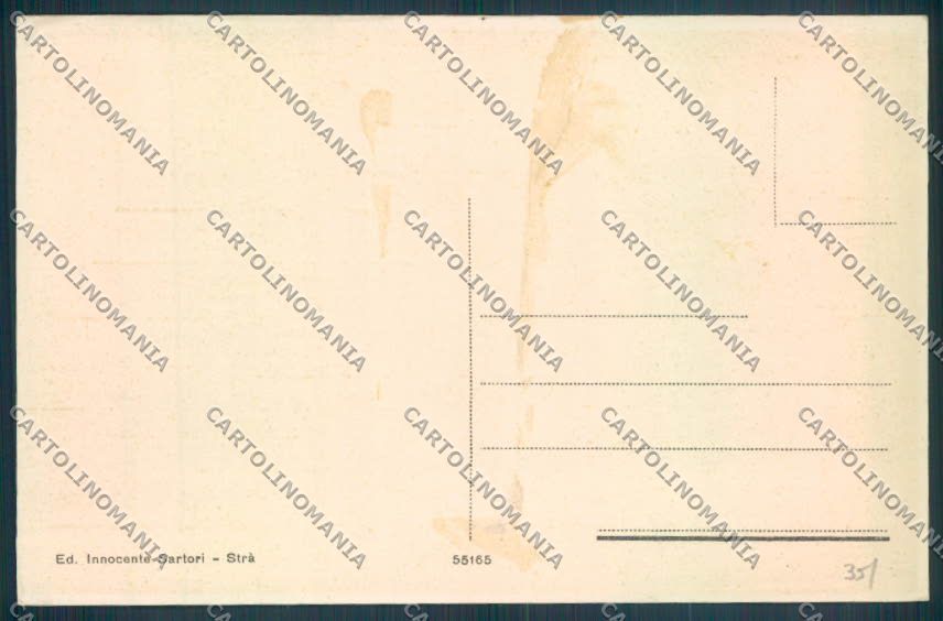 Venezia Strà tram ABRASA cartolina ZQ2871 – retro