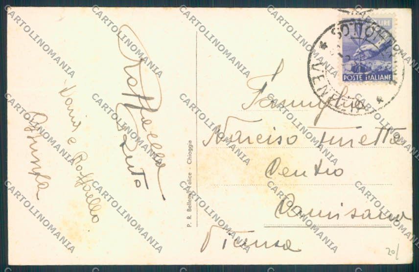 Venezia Chioggia Sottomarina cartolina ZQ2874 – retro