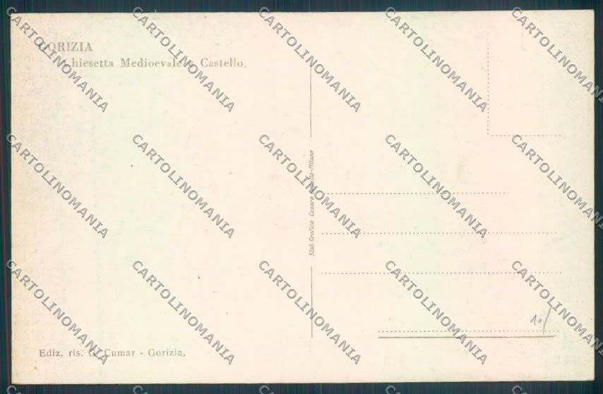 Gorizia Città cartolina ZQ2931 – retro