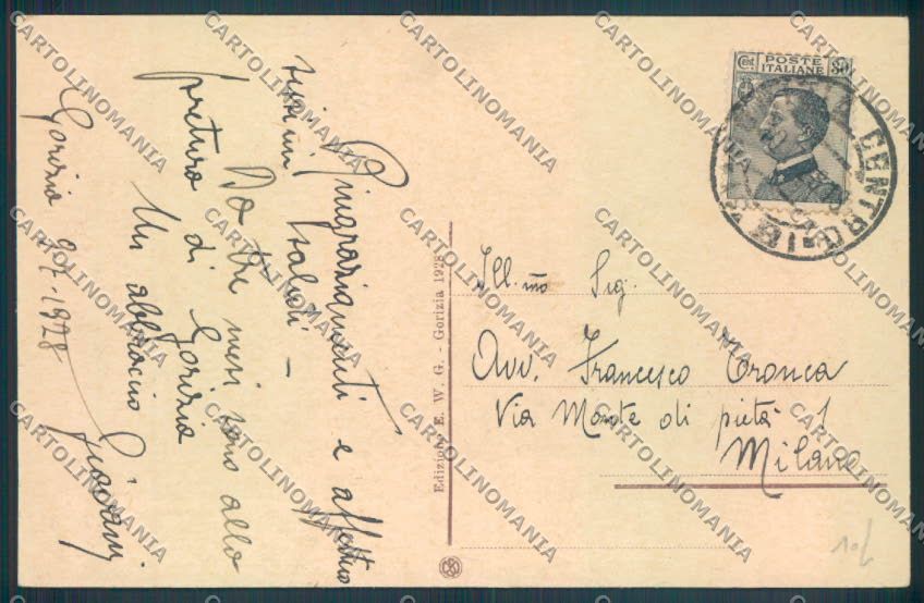 Gorizia Città cartolina ZQ2934 – retro