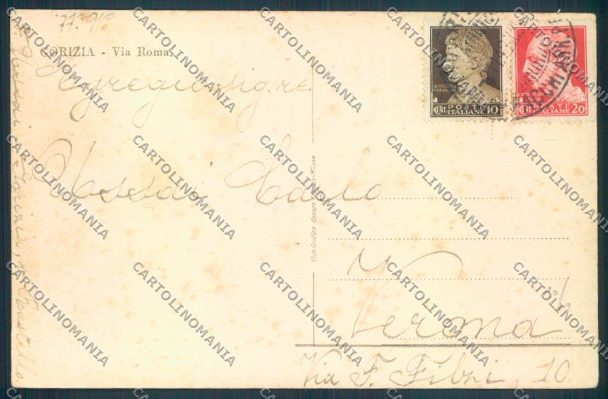 Gorizia Città cartolina ZQ2935 – retro