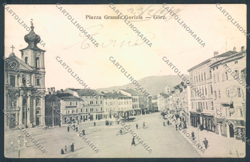 Gorizia Città ABRASA cartolina ZQ2964 – fronte