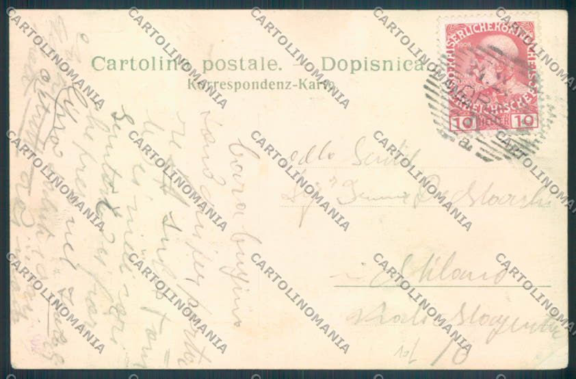 Gorizia Città ABRASA cartolina ZQ2964 – retro