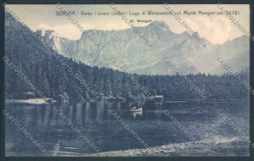 Gorizia Lago Weissenfels cartolina ZQ2976 – fronte