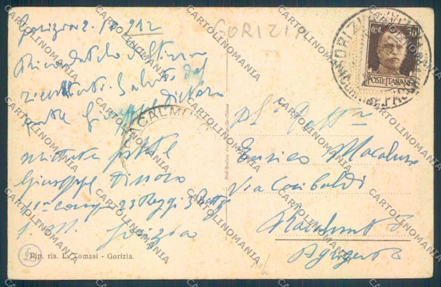 Gorizia Città cartolina ZQ2997 – retro