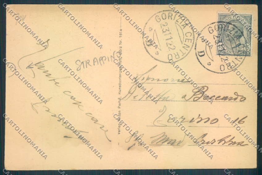 Gorizia Città STRAPPINO cartolina ZQ2998 – retro