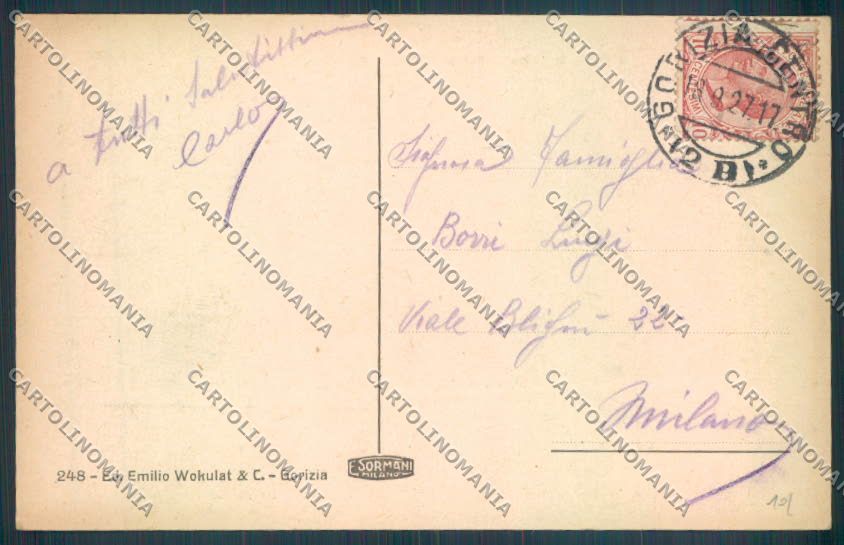 Gorizia Città cartolina ZQ3028 – retro