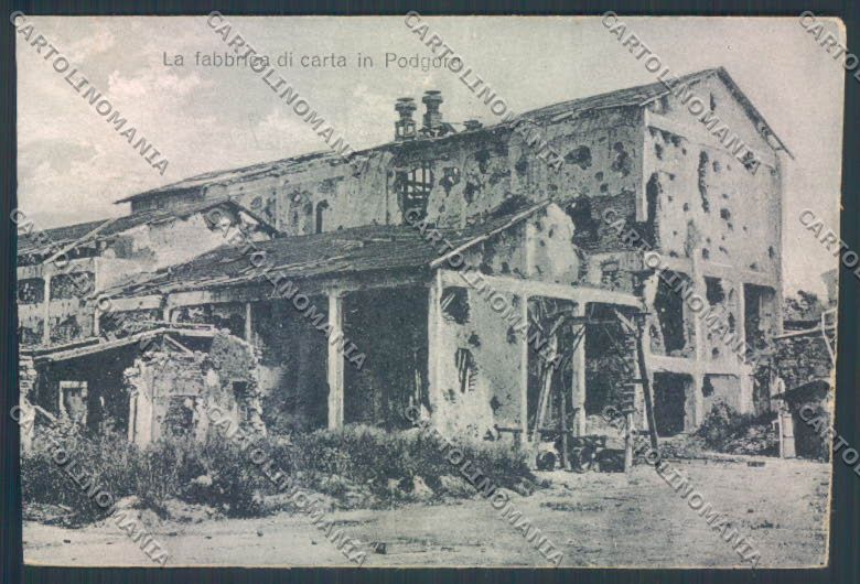 Gorizia Podgora RIFILATA cartolina ZQ3086 – fronte