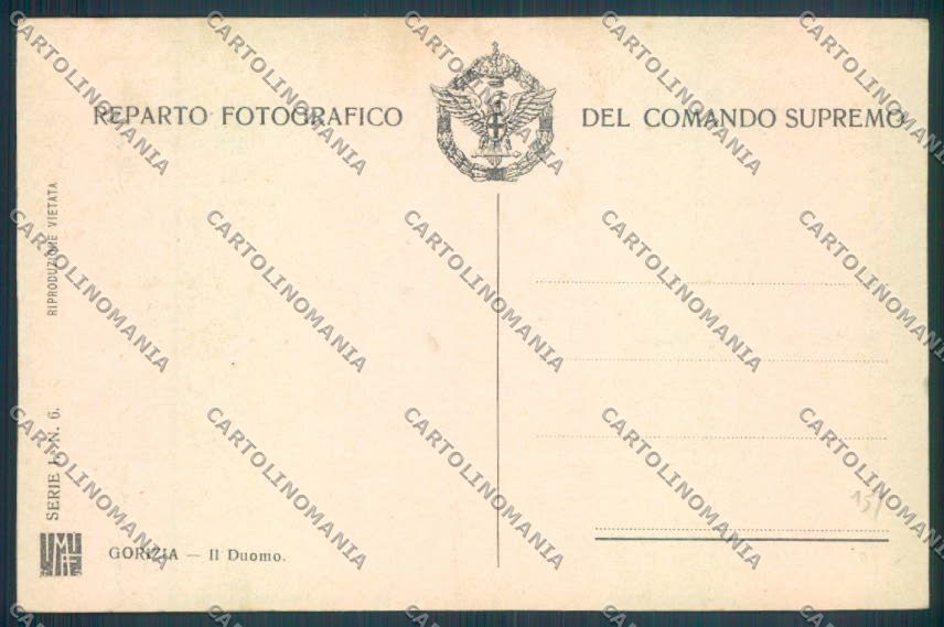 Gorizia Città cartolina ZQ3089 – retro