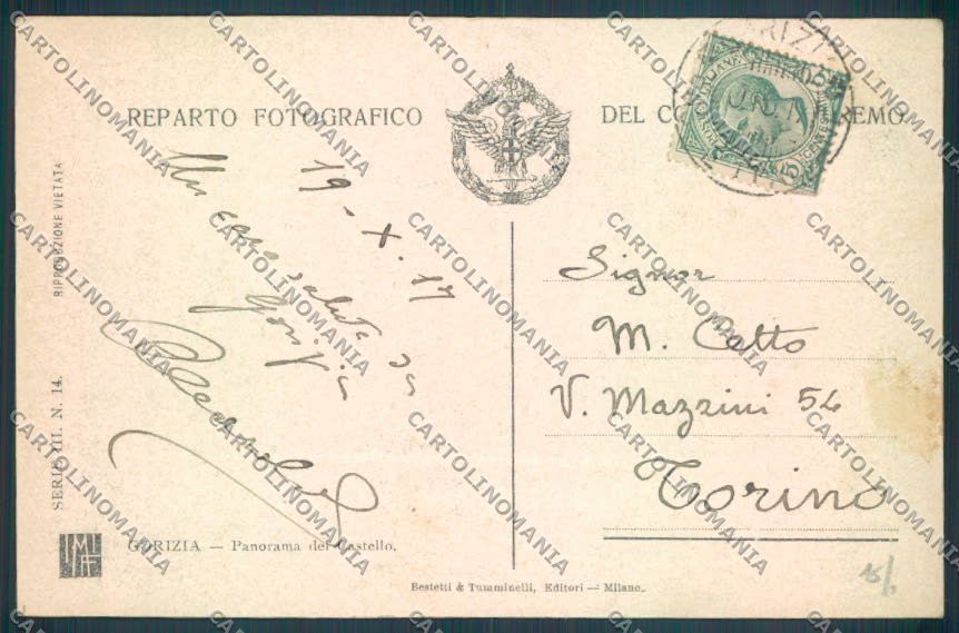 Gorizia Città cartolina ZQ3118 – retro