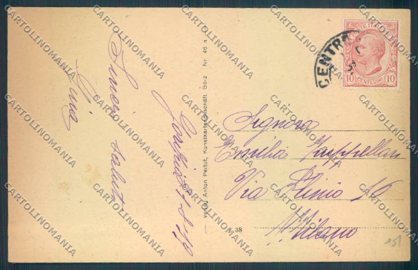Gorizia Città cartolina ZQ3158 – retro