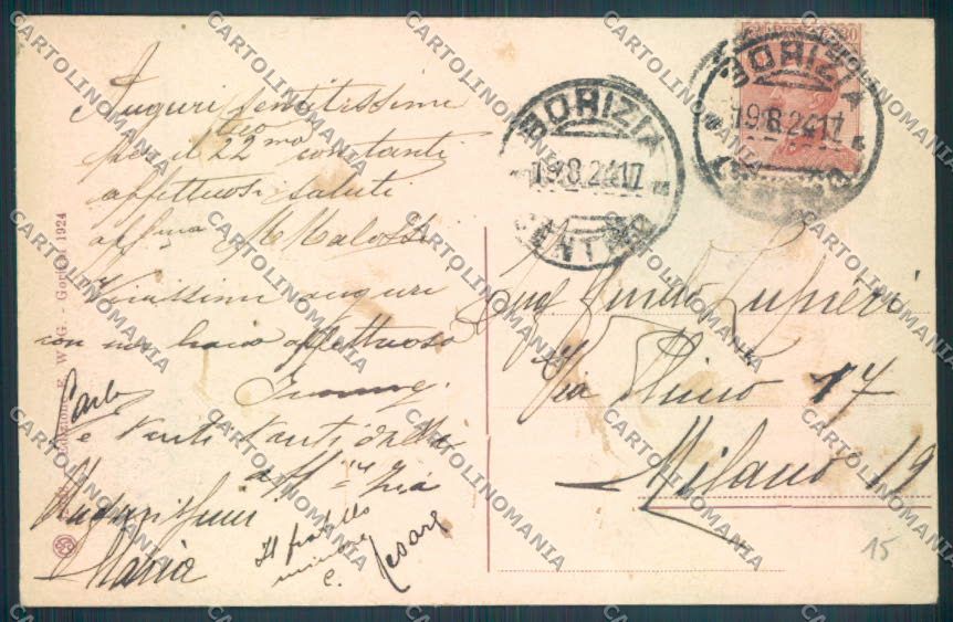 Gorizia Città cartolina ZQ3177 – retro