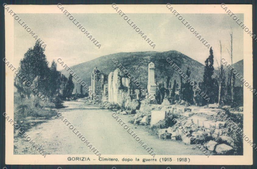 Gorizia Città Cimitero cartolina ZQ3181 – fronte