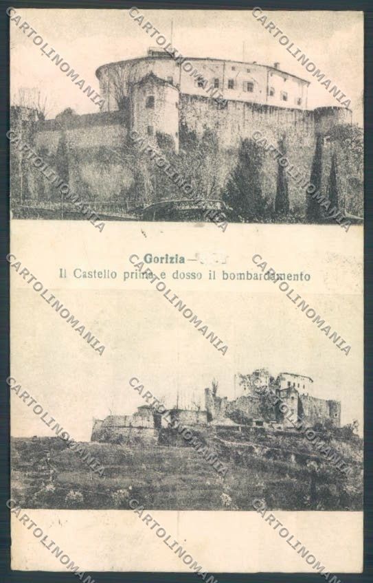 Gorizia Città ABRASA cartolina ZQ3184 – fronte