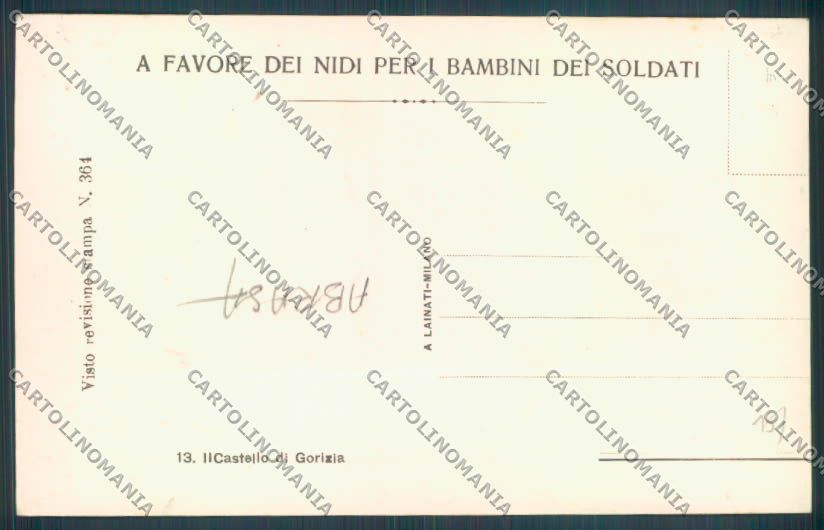 Gorizia Città ABRASA Foto cartolina ZQ3186 – retro
