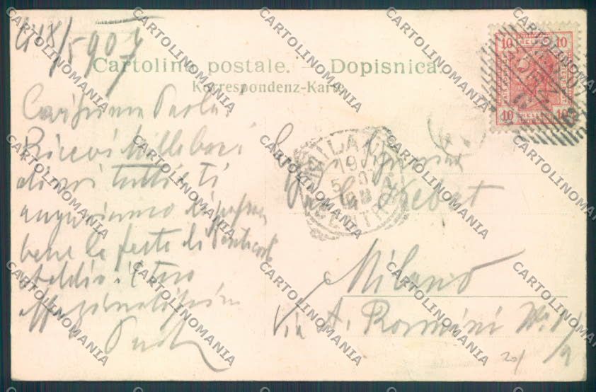 Gorizia Città cartolina ZQ3233 – retro