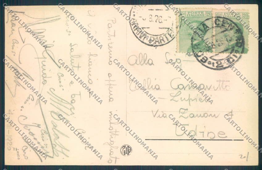 Gorizia Città Caserma ABRASA cartolina ZQ3247 – retro