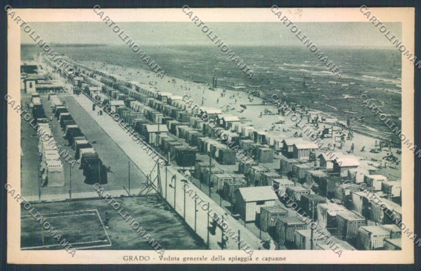 Gorizia Grado Tennis PIEGHINA cartolina ZQ3283 – fronte